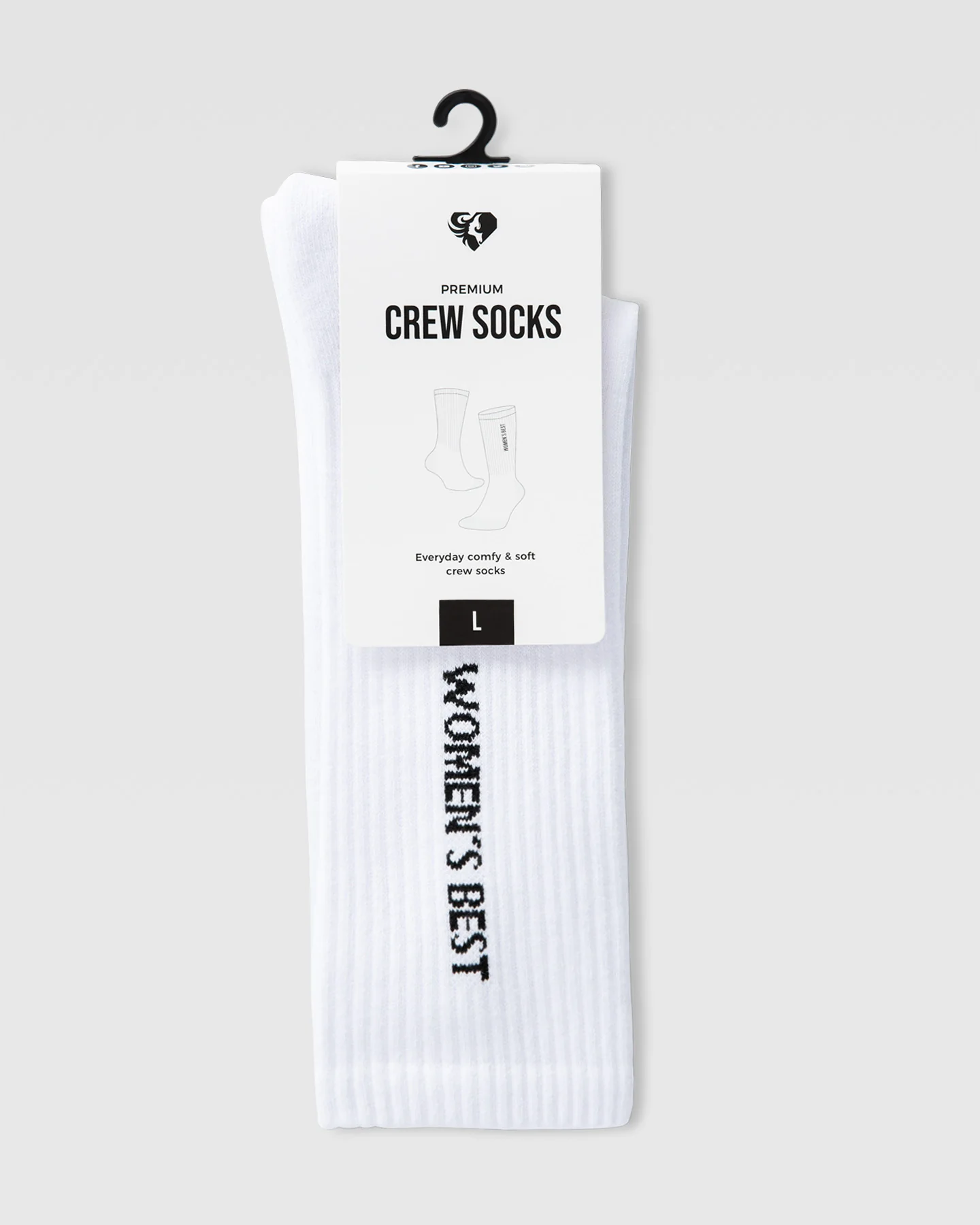 Crew Socks (1PK) | White - Image 4