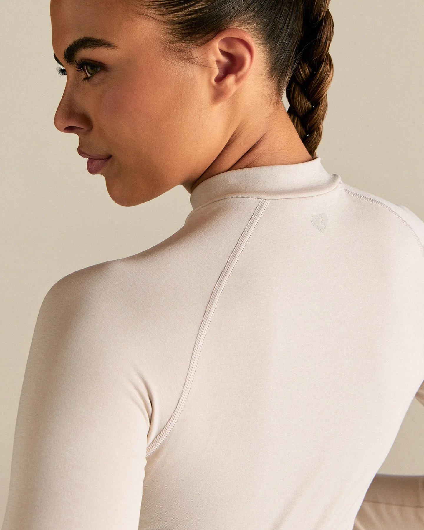 Define 2.0 Seamless Full Zip Midi Jacket | Stone - Image 7
