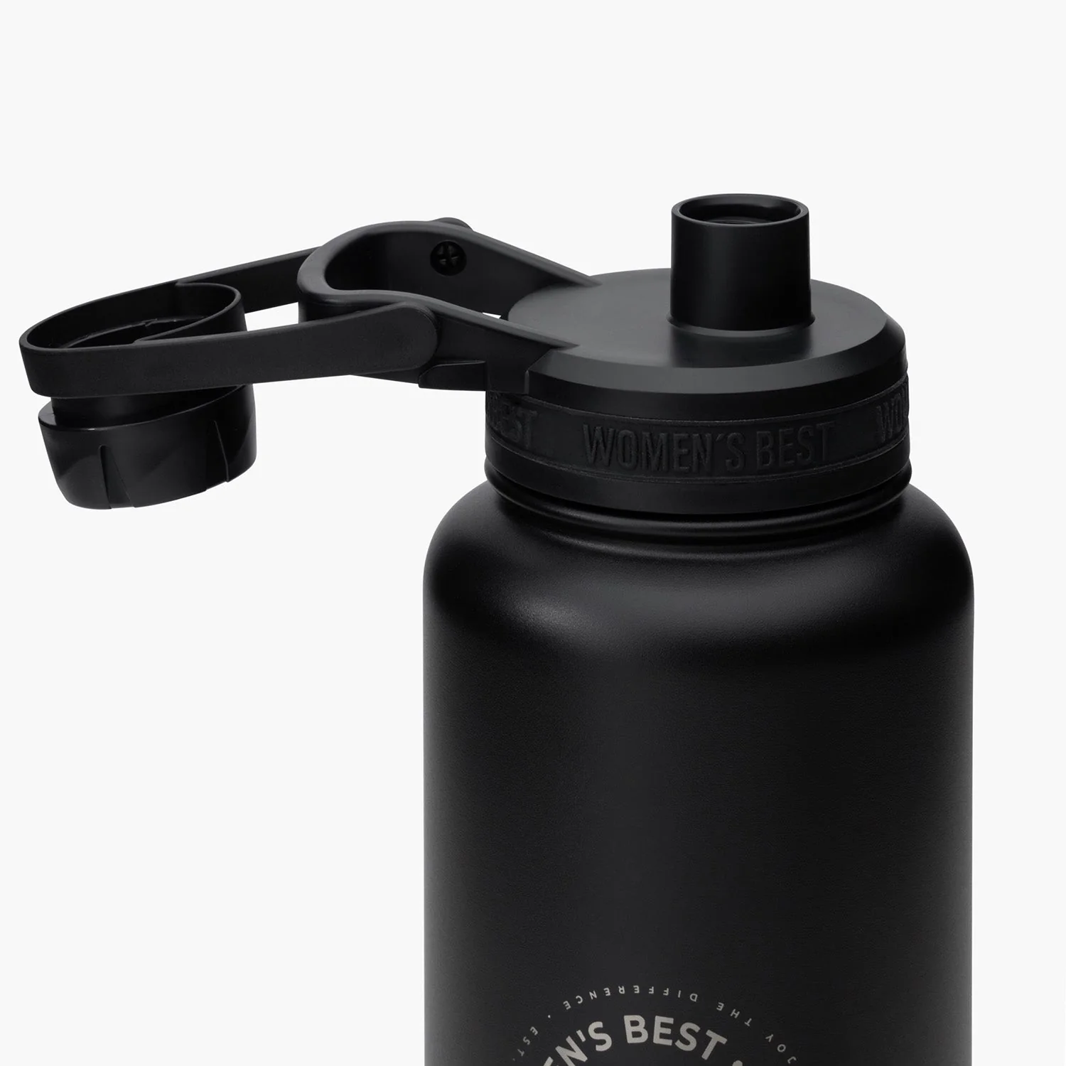 Stainless Steel Sports Bottle | Black - Image 4