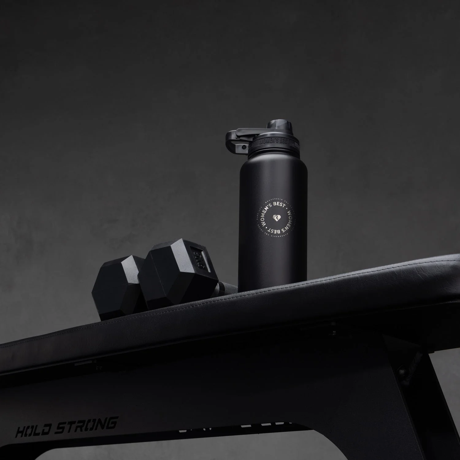 Stainless Steel Sports Bottle | Black - Image 5