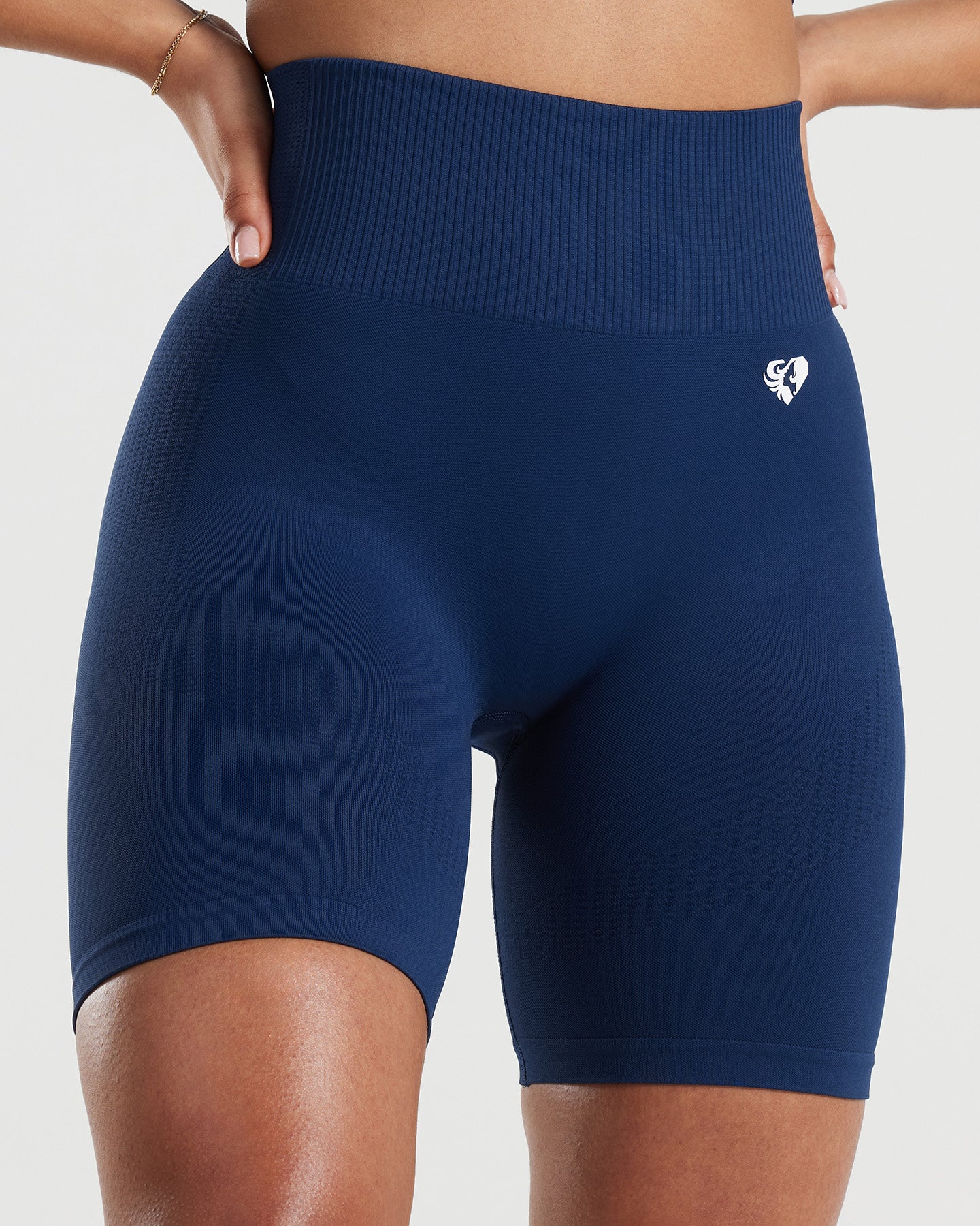 Power Seamless Cycling Shorts | Sapphire Blue - Image 4